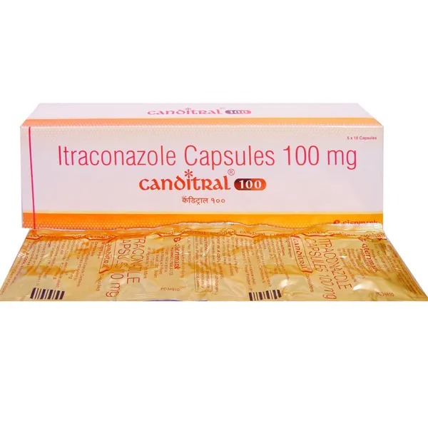 CANDITRAL 100 CAP 10