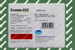 CAVMOX CV 625 TAB 1*10