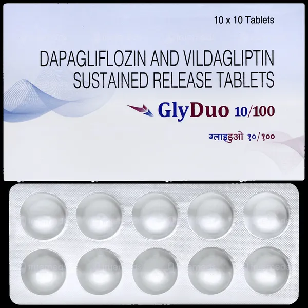 GLYDUO 10/100 TAB 1*10