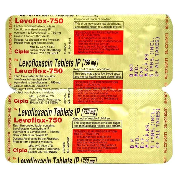LEVOFLOX 750MG TAB