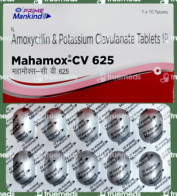 MAHAMOX CV 625MG 1*10