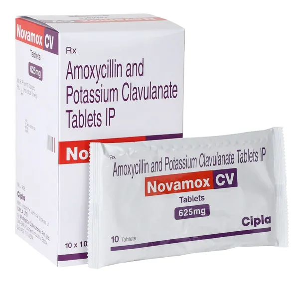 NOVAMOX CV 625MG TAB TAB