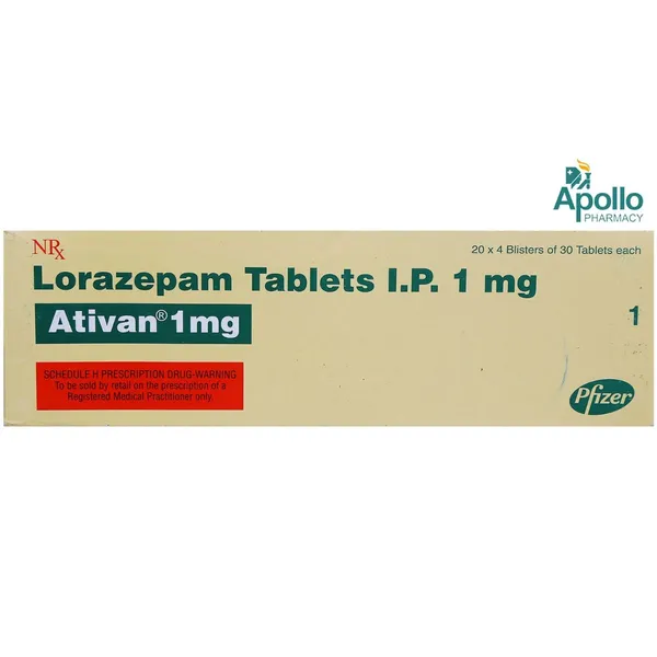 ATIVAN 1MG TAB