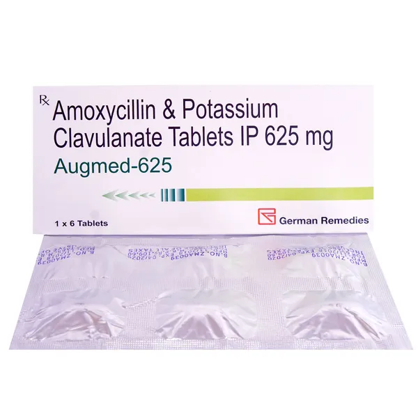 AUGMENTIN 625MG TAB 1*10