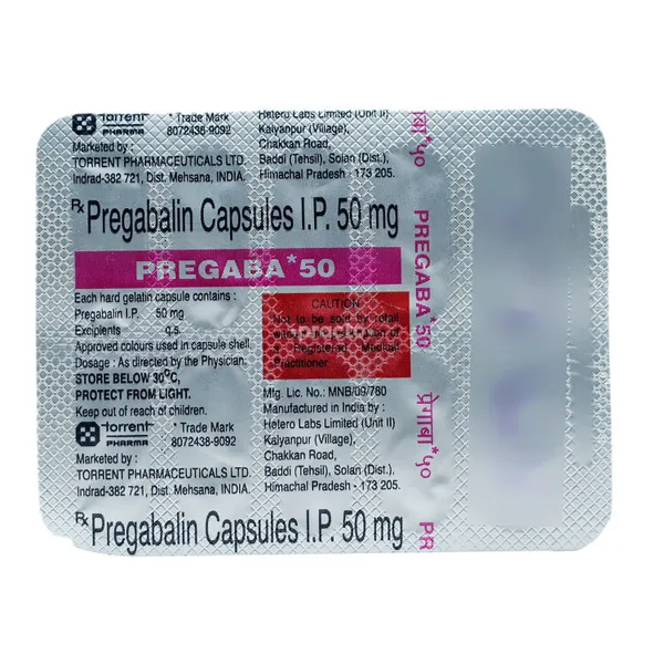 PREGABA 50 TAB TAB