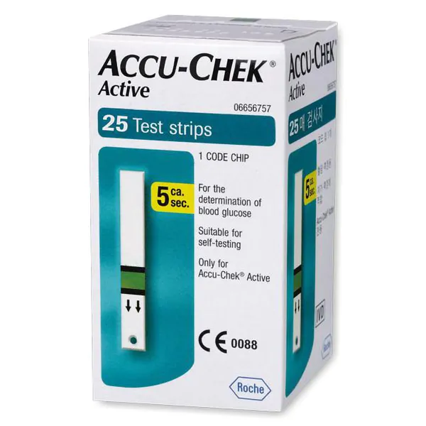 ACCU-CHEK ACTIVE 25PC STRIP