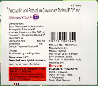 ULTIMOX 625 DUO TAB 1*10