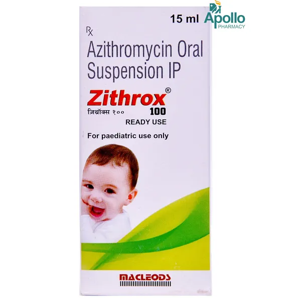 ZITHROX 100 SUSP 15ML